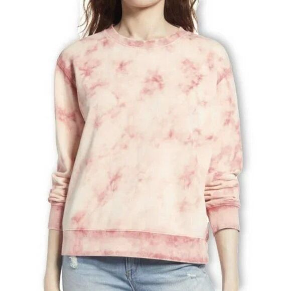 Vigoss Acid Wash Cotton Sweatshirt size XS in Peach - NEW - Picture 1 of 10